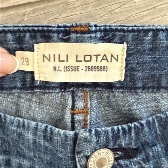Nili Lotan Women's ‘Paris’ Blue Jeans - Picture 2 of 4